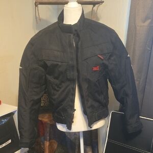 Cortech Tour Master Black Technical Performance Jacket with Protective Padding